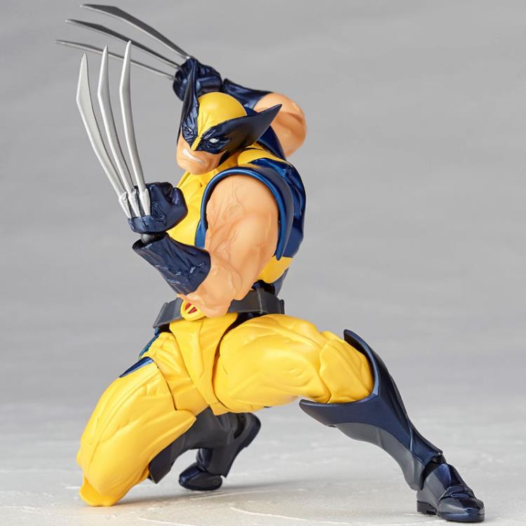 Amazing Yamaguchi Revoltech No. 005 Wolverine Action Figure - Highly Articulated Collectible Toy for Marvel Fans | Display, Photography & Cosplay Scenes