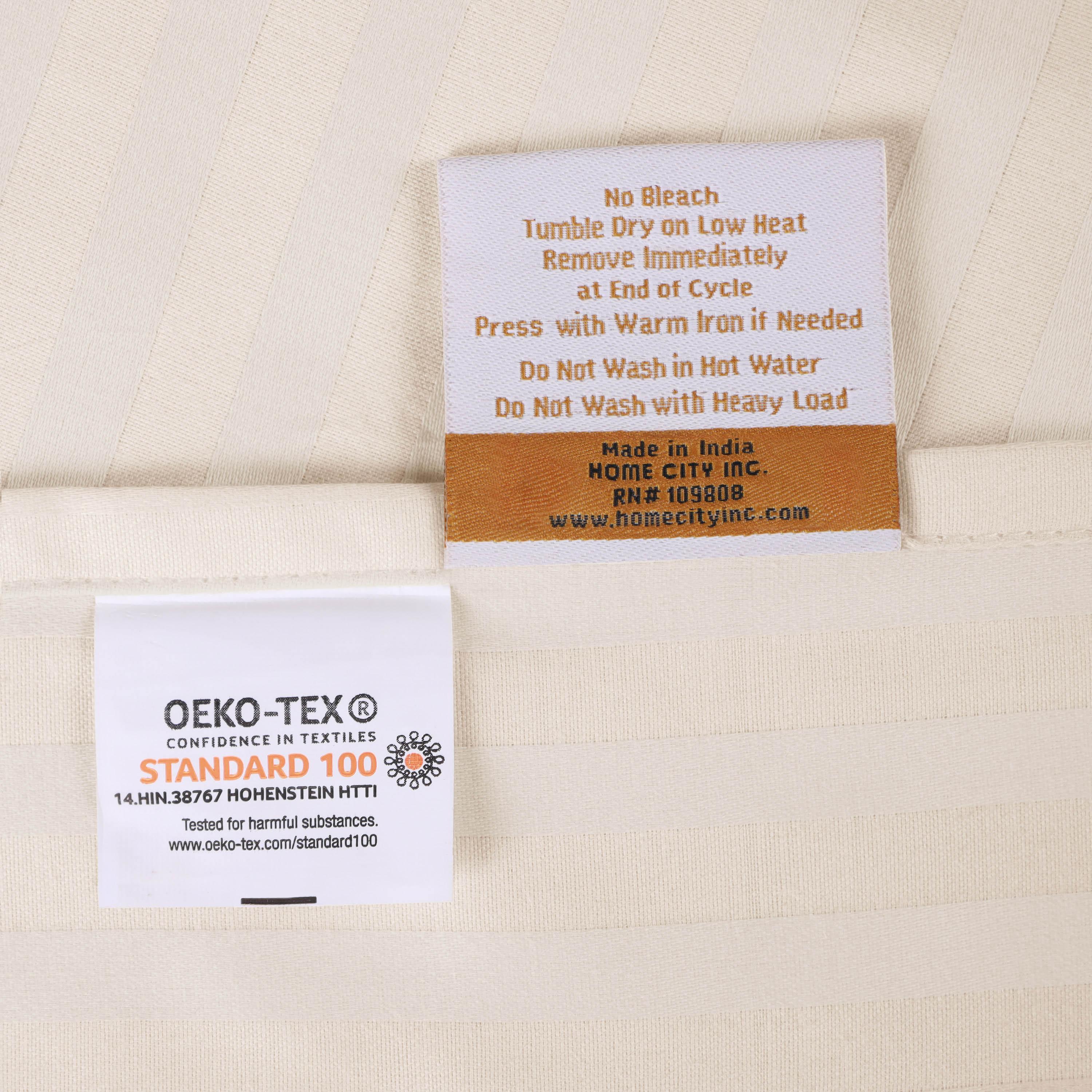 Premium 100% Egyptian Cotton 300 Thread Count Sheet Set - Deep Pocket Fitted, Flat Sheet & Pillowcases - Soft Breathable Bedding for Luxury Hotels & Home Use
