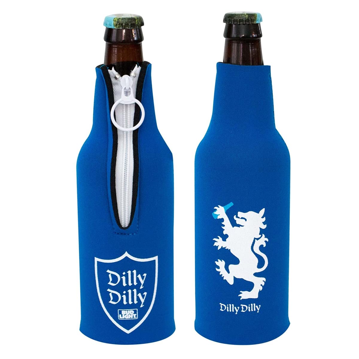 Bud Light Dilly Dilly Insulated Bottle Suit Cooler - Perfect for Tailgating, Beach Parties & Outdoor Adventures