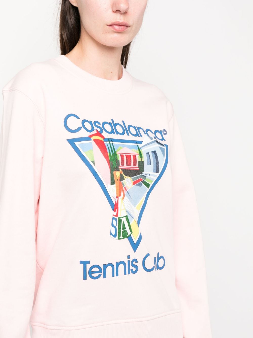 Casablanca Women's Pink Sweaters - Soft & Cozy Knit Pullover for Fall & Winter Fashion | Perfect for Office, Casual Outfits & Holiday Gifts