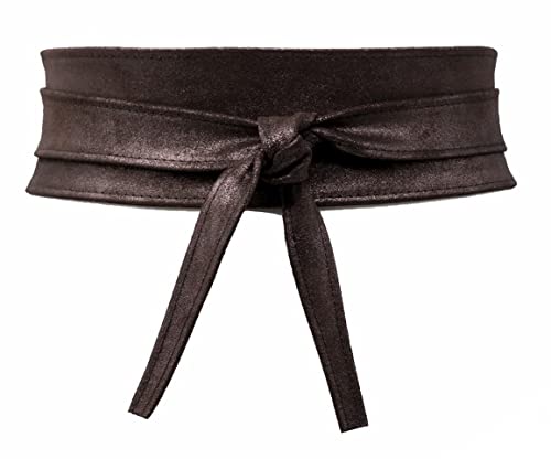 Brown Shinny Suede
