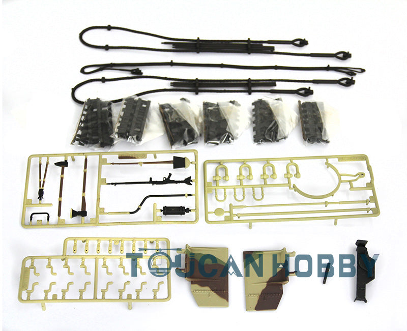1/16 Scale Henglong German King Tiger RC Tank 3888A - Remote Control Toy Tank with Spare Parts Bag | US Stock | Perfect for Military Enthusiasts, Collectors & RC Hobbyists
