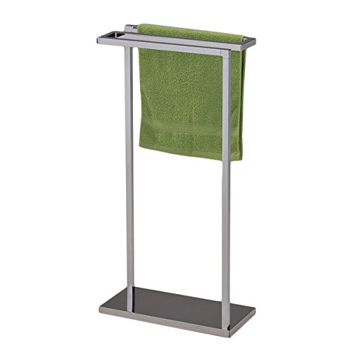Stylish Modern Metal Towel Stand - K&B BS-1418 Bathroom Organizer for Hand & Kitchen Towels | Perfect for Bathroom, Kitchen & Spa Decor