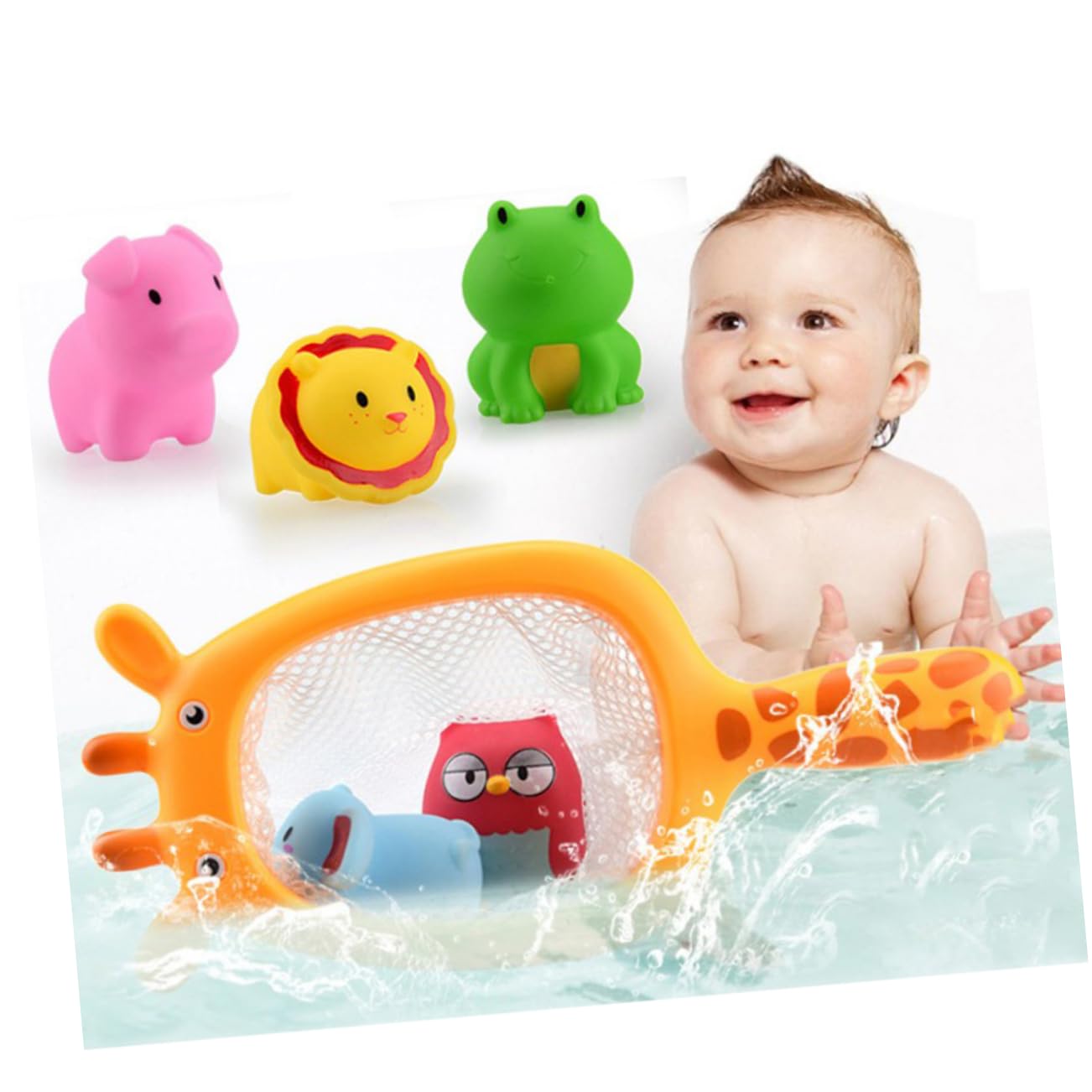 FAVOMOTO 18 Pcs Fishing Toy Set for Kids - Floating Bath Toys with Magnetic Fishing Rod - Perfect for Bathtime, Pool Play & Early Learning Fun