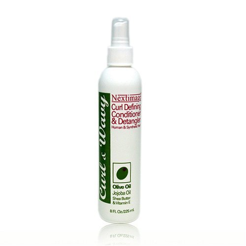 Next Image Curl & Wavy Hair Defining Conditioner - Detangling Treatment for Human & Synthetic Hair - Perfect for Salon Styling, Daily Hair Care & Wig Maintenance