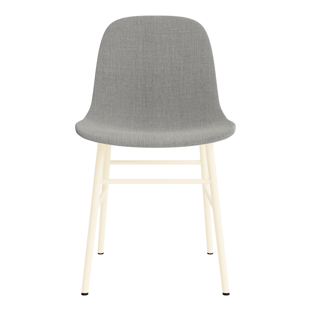 Modern Form Chair with Sturdy Metal Legs & Comfortable Upholstery - Perfect for Home Office, Living Room, or Dining Room Decor