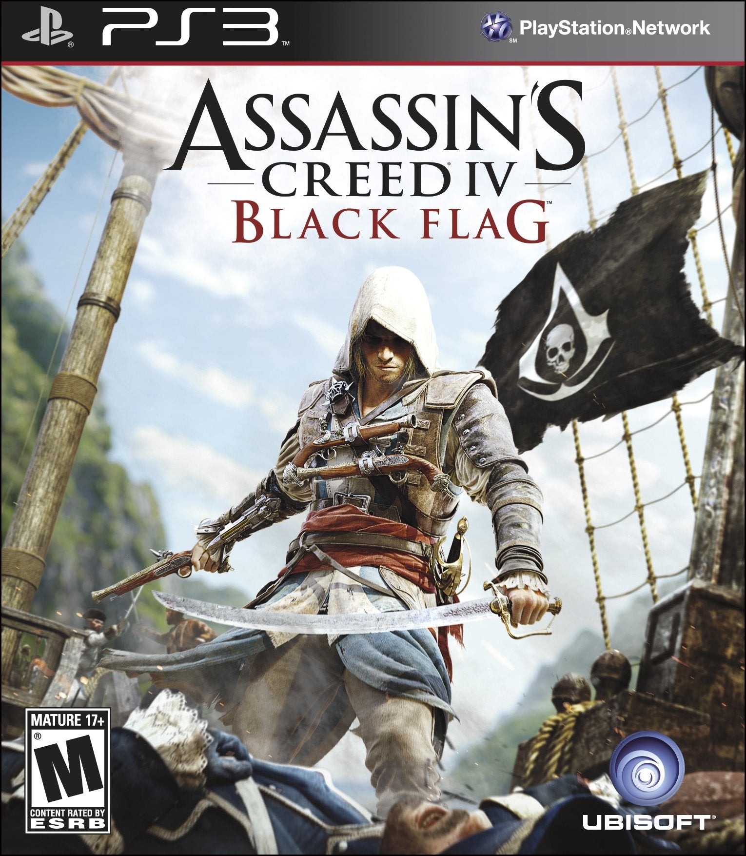 Assassin's Creed IV: Black Flag - Complete in Box (CIB) for PlayStation 3 | Open-World Pirate Adventure Game | Perfect for Action RPG Fans & Historical Gaming Enthusiasts