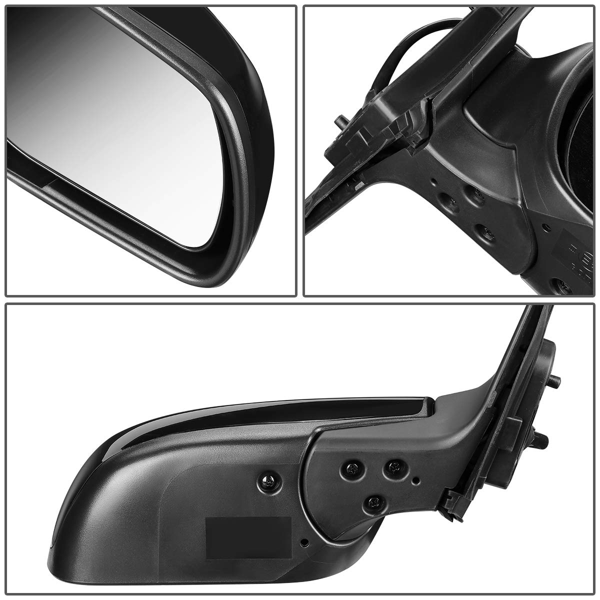 OE Style Power Side View Mirror Compatible with 2006-2007 Mazda Mazdaspeed 6 - Auto Dynasty MA1320143 MA1321143 Pair - Perfect for Replacement & Enhanced Visibility While Driving