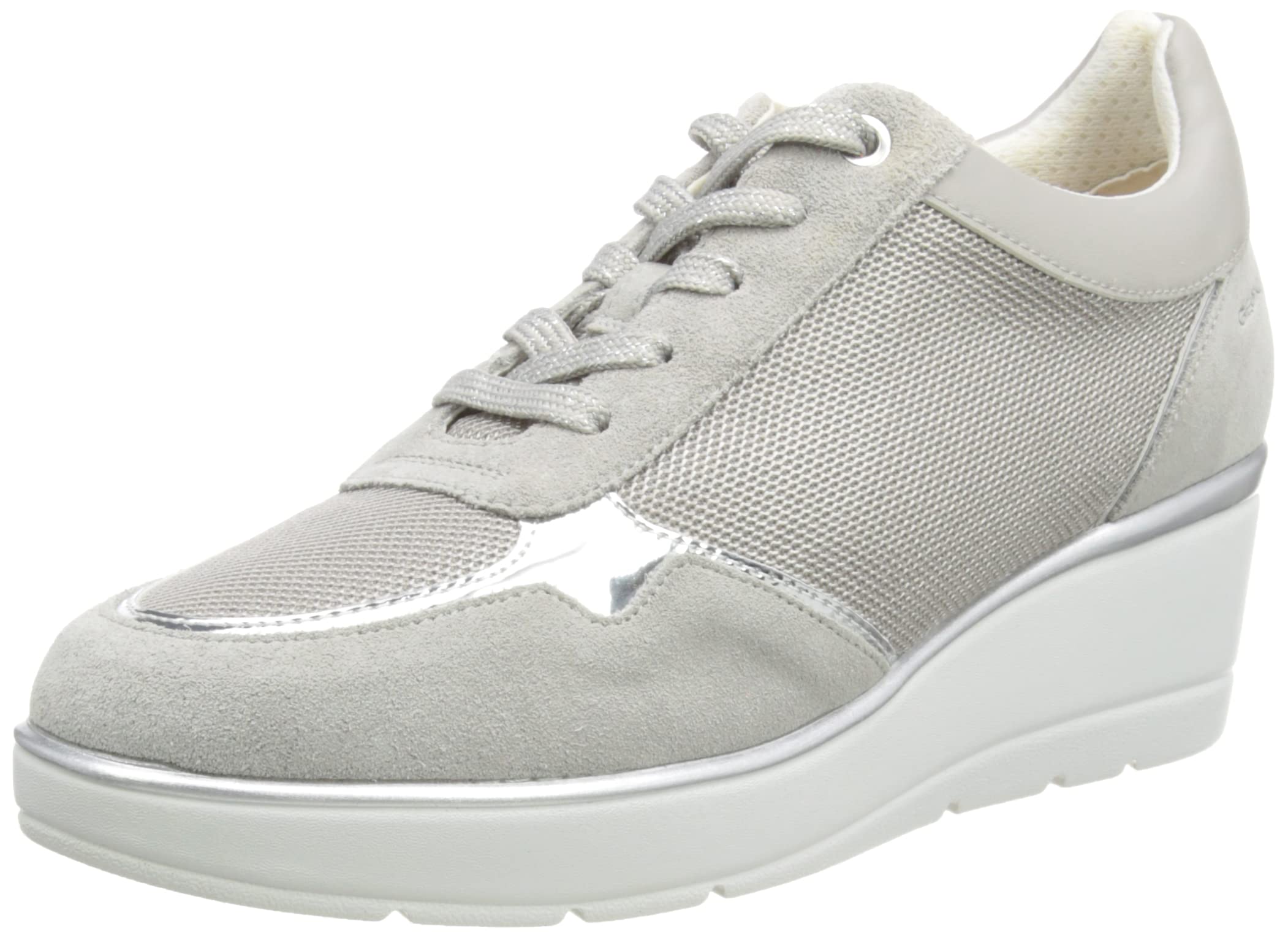Geox Women's D Ilde Sneakers - Breathable Comfort Walking Shoes for Women | Perfect for Casual Wear, Work & Travel