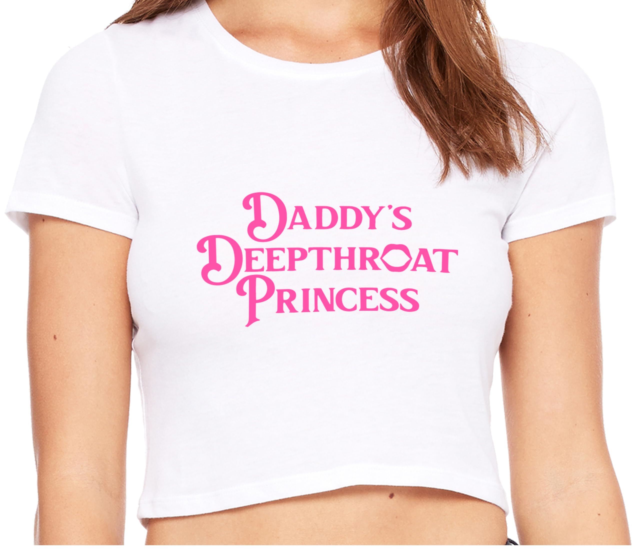 Sexy White Crop Tank Top for Women - DDLG Fashion, Cute & Playful Style - Perfect for Roleplay, Lingerie, and Casual Wear