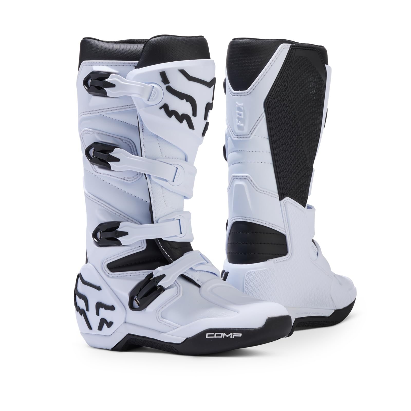 Fox Racing Youth Comp Motocross Dirt Bike Boots - Kids MX Motorcycle Riding Shoes for Off-Road Racing & Trail Adventures - Durable Protective Gear for Young Riders