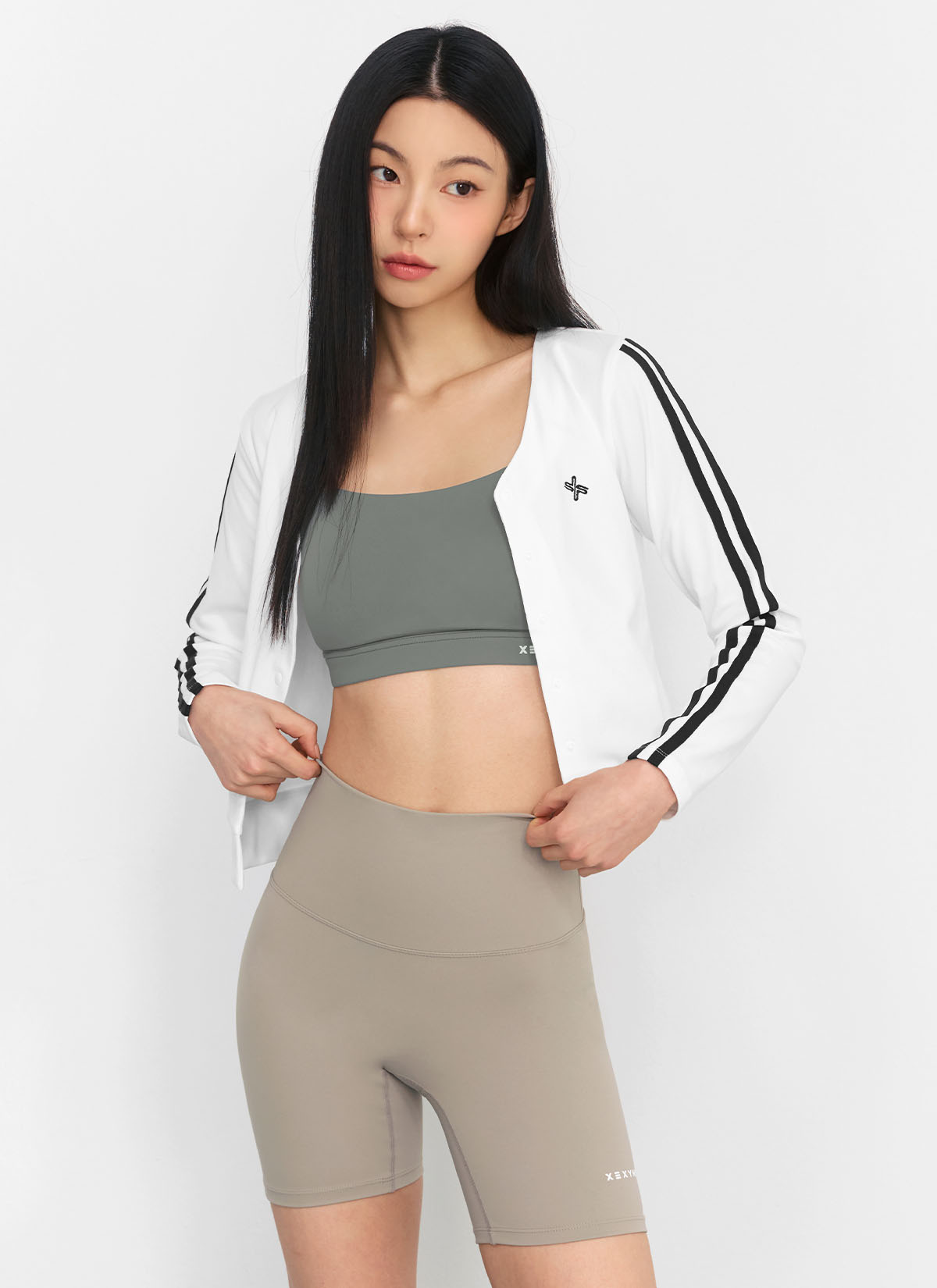 Eco-Friendly Color Block Crop Cardigan for Women - Stylish Layering Piece for Spring & Fall Fashion | Perfect for Casual Outfits, Office Wear, and Date Nights