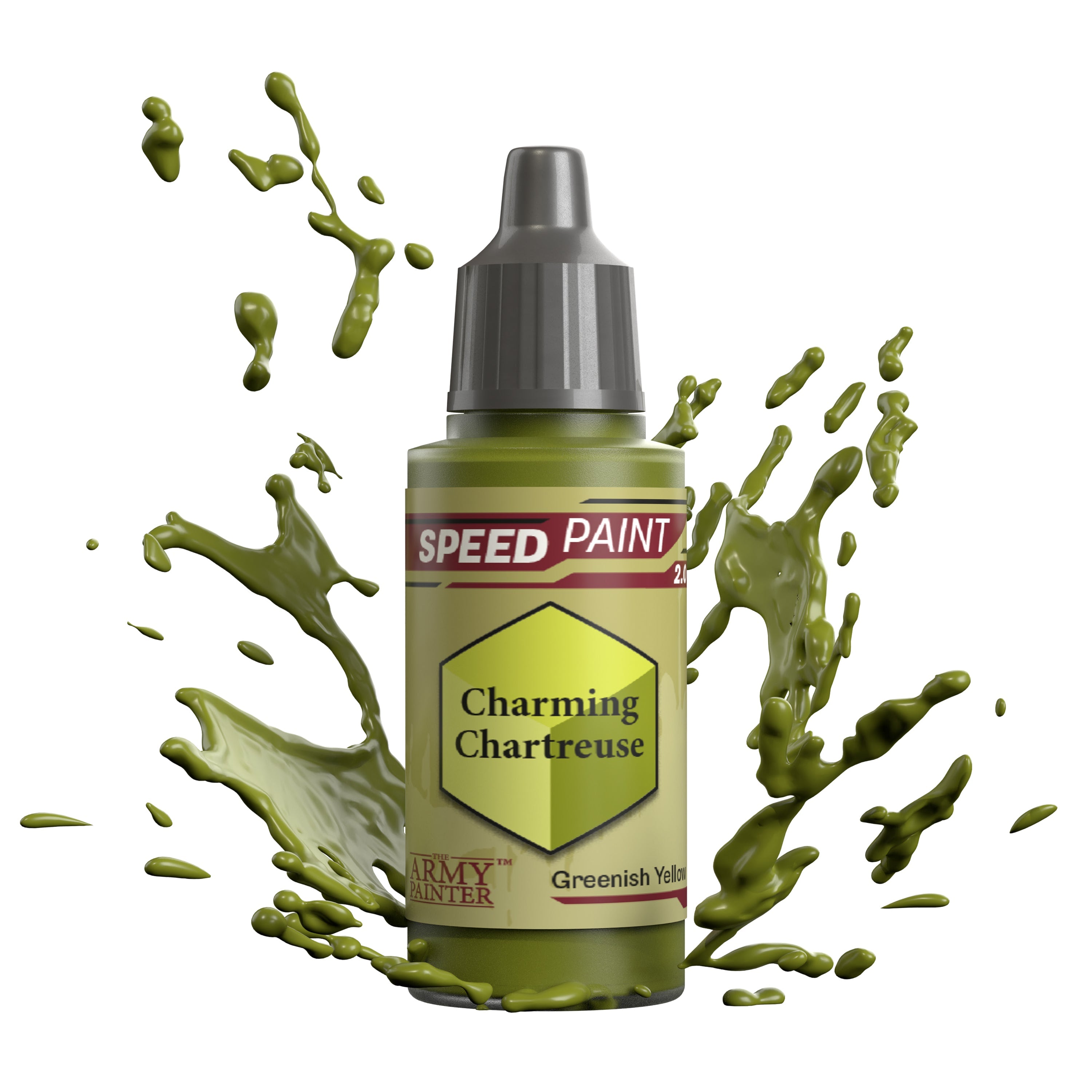 Speedpaint: Charming Chartreuse - Premium Acrylic Paint for Artists & Hobbyists - Perfect for Canvas Painting, DIY Crafts & Home Decor Projects