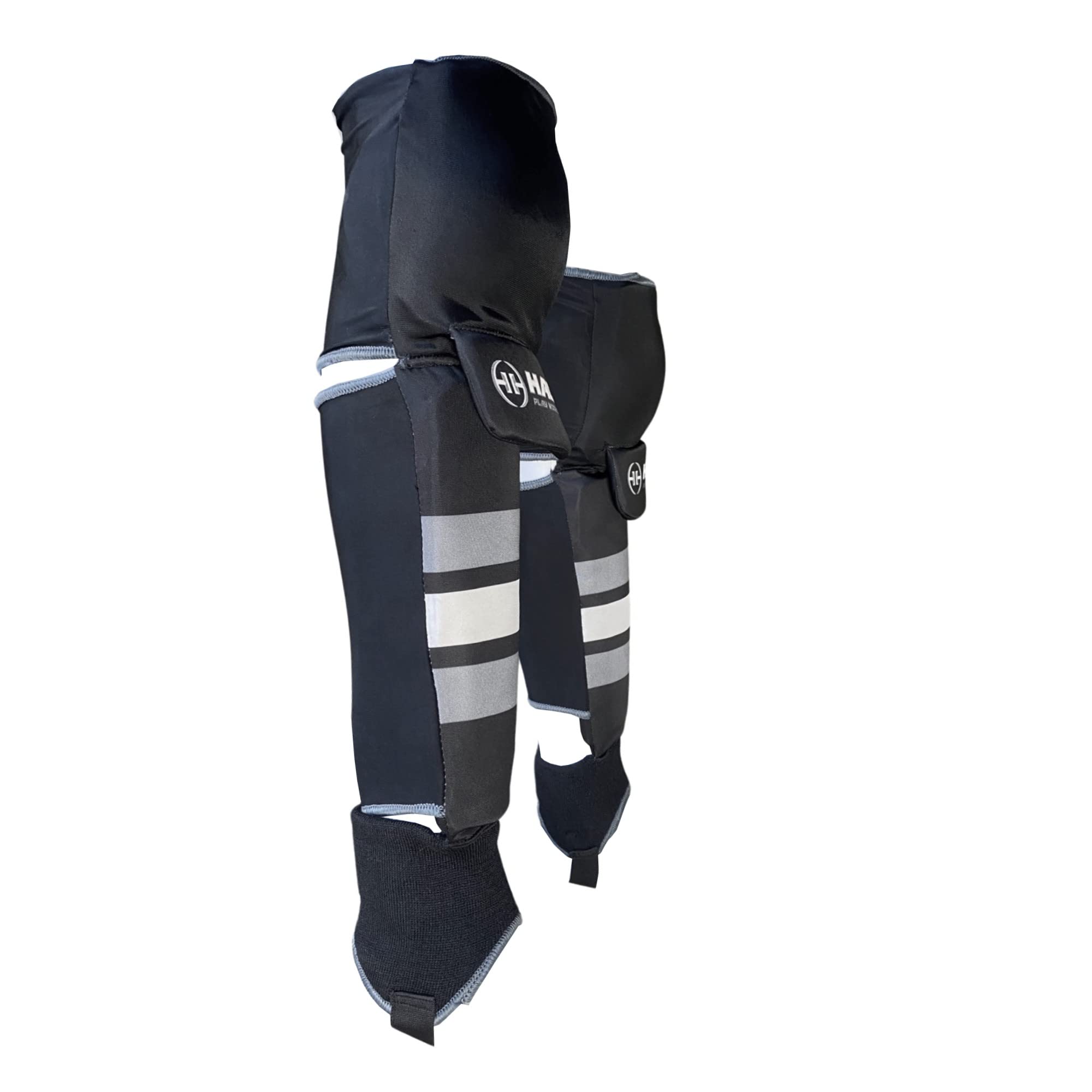 DEK Hockey & Broomball Shin Guards H-6.0 - Protective Gear for Indoor Sports, Street Hockey, and Ball Hockey Players