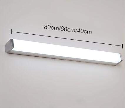 12 Inch 8W LED Vanity Light Fixture - 4000K Natural White Light - IP44 Waterproof - Modern Aluminum Bathroom Mirror Lighting - Perfect for Makeup Vanity, Dressing Room & Bathroom Mirror Front Lighting