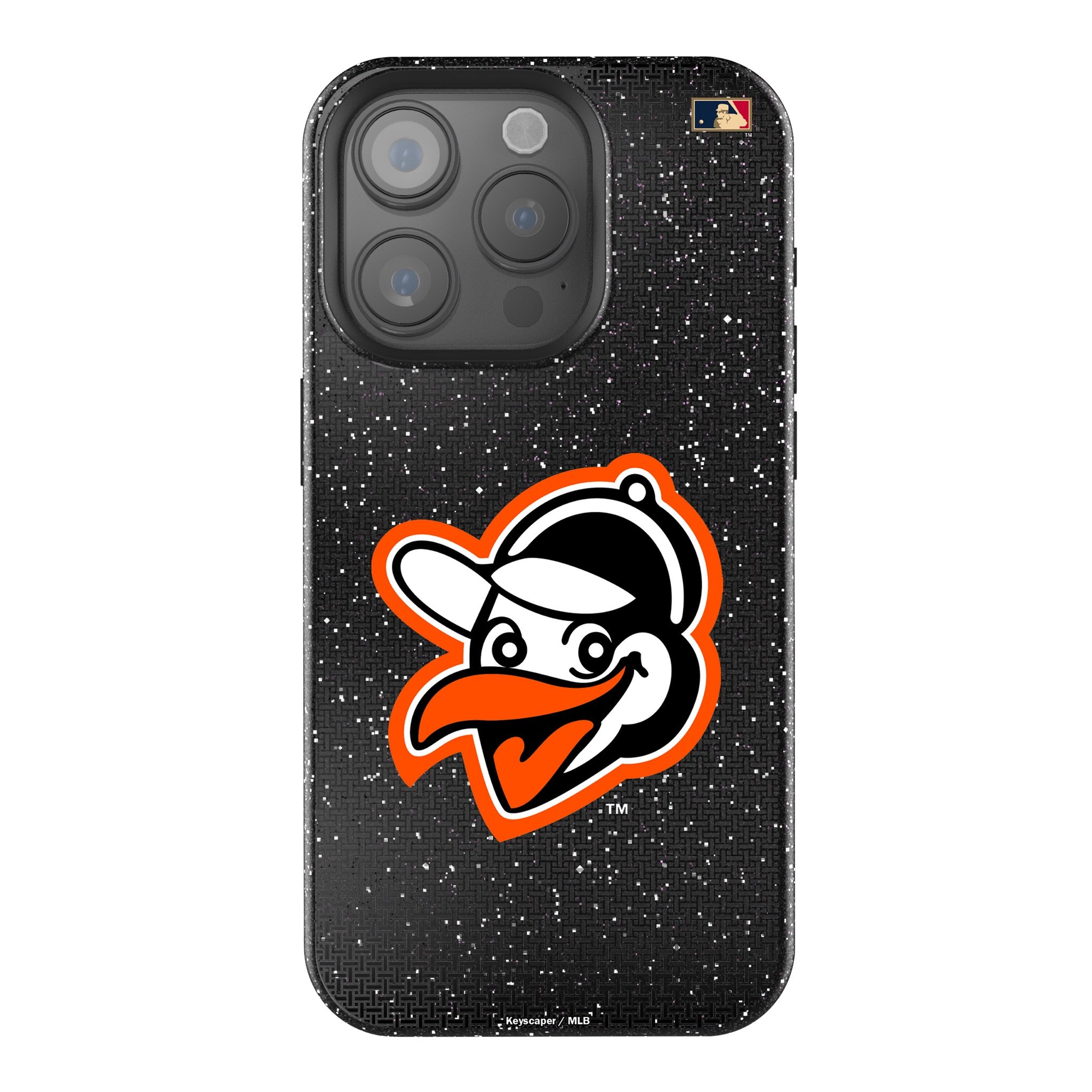 Baltimore Orioles 1955 Cooperstown Collection Linen Bling Phone Case for Apple iPhone - Vintage Baseball Team Design for Fans & Collectors - Perfect for Game Day & Sports Enthusiasts