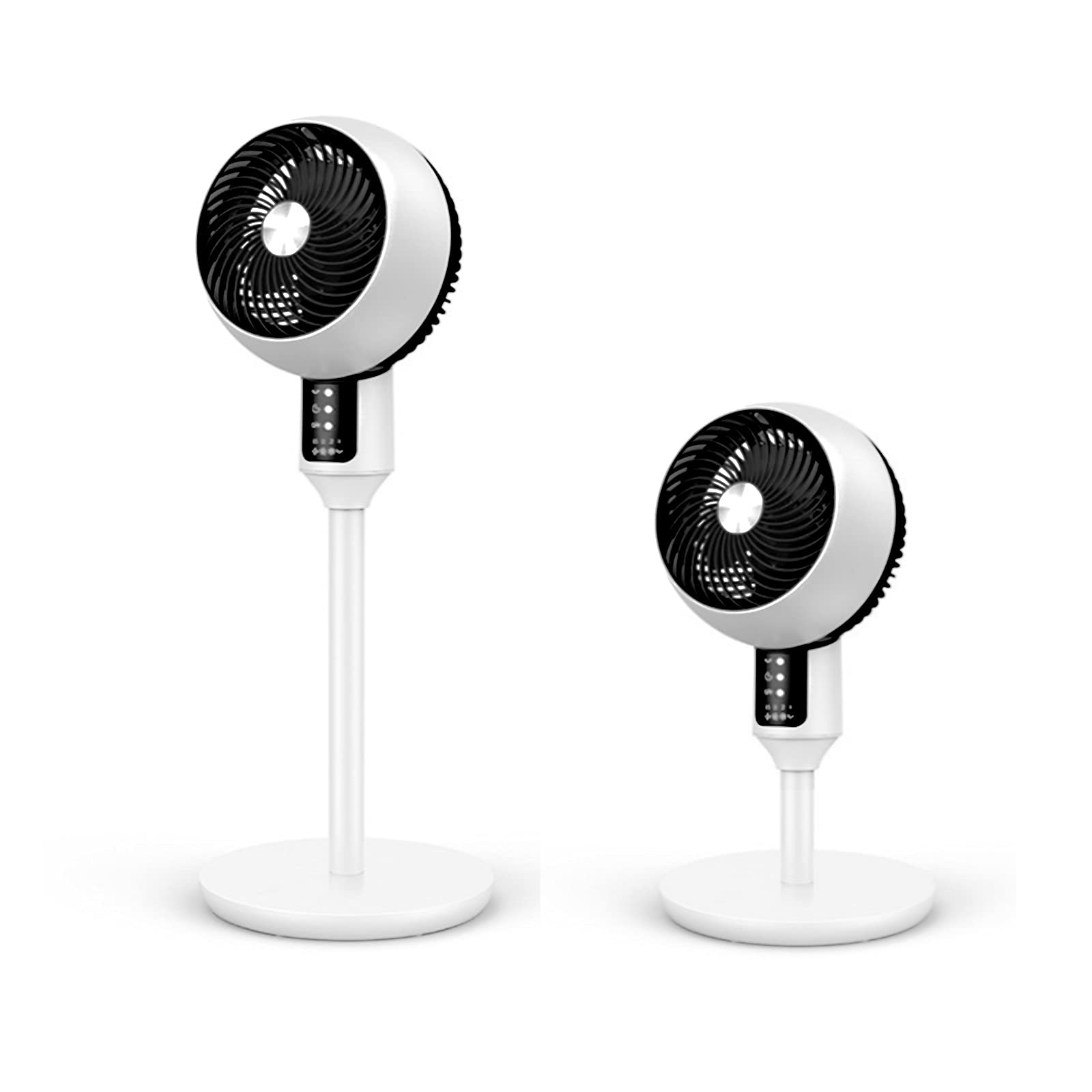 Bladeless Tower Fan with Remote & Mechanical Knob - 12H Timer, 150° Oscillation, Adjustable Height - Quiet Cooling Fan for Bedroom, Home & Office (White) | Perfect for Summer Cooling & Air Circulation