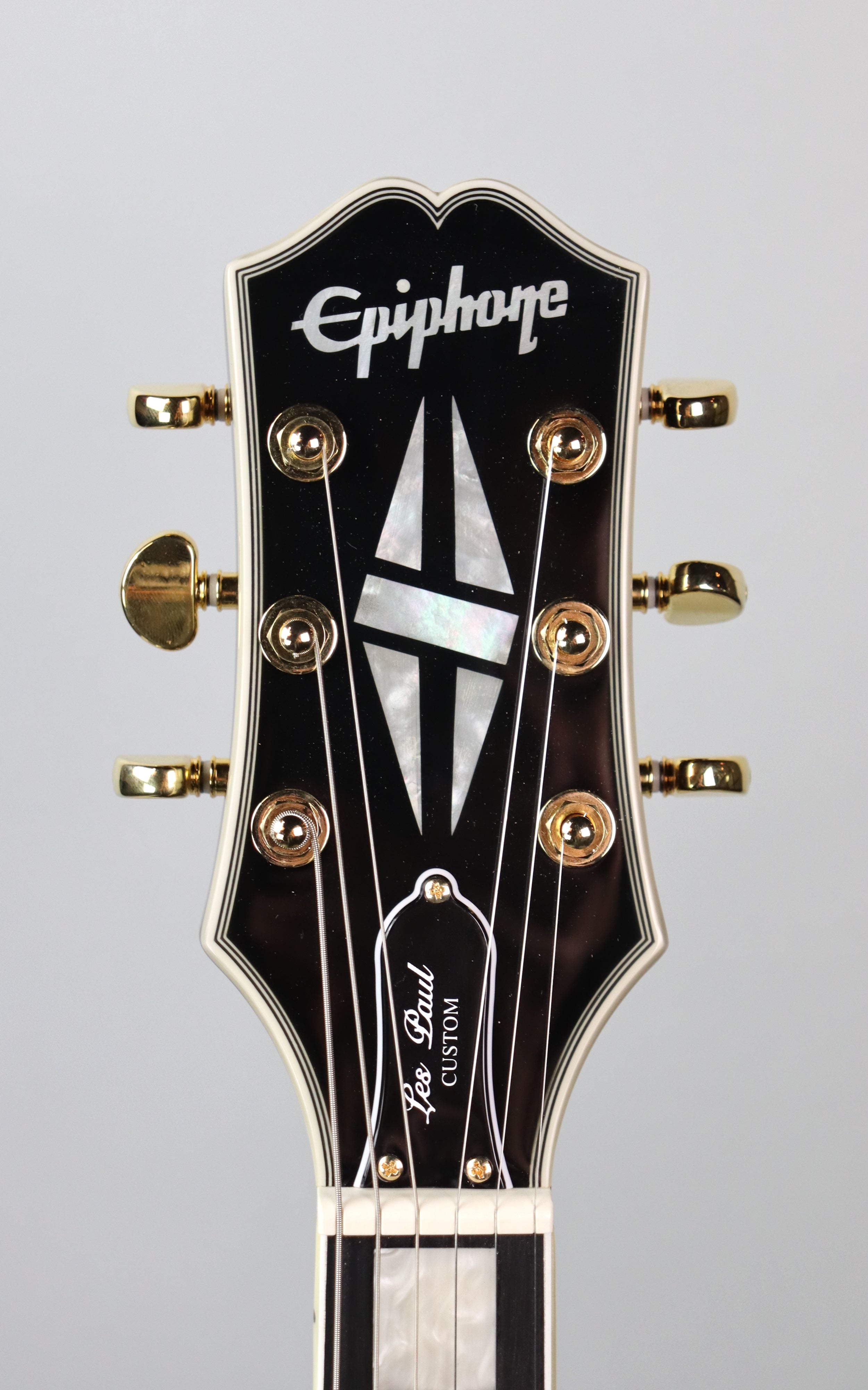 Epiphone Les Paul Custom Ebony Electric Guitar - Professional Grade with Ebony Finish for Rock, Blues & Studio Recording
