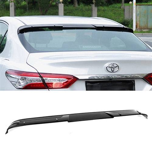2018-2023 Toyota Camry V2 Style Glossy Black ABS Roof Spoiler Wing - Aerodynamic Rear Trunk Lip for Sedan Car Accessories - Perfect for Street Racing & Custom Styling