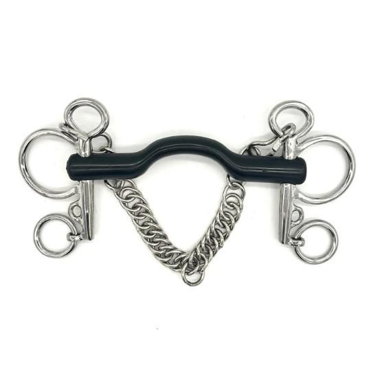 Premium AJR Comfort Port Baby Pelham Bit – Gentle Horse Training Bit for Young Horses – Ideal for Dressage, Jumping & Trail Riding