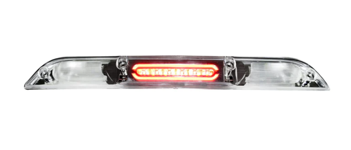 Ford F-150 2015-2020 3rd Brake Light Replacement with CREE XML LEDs - Clear Lens - Not Compatible with OEM Cargo Bed Camera Models - Perfect for Truck Upgrades & Nighttime Safety