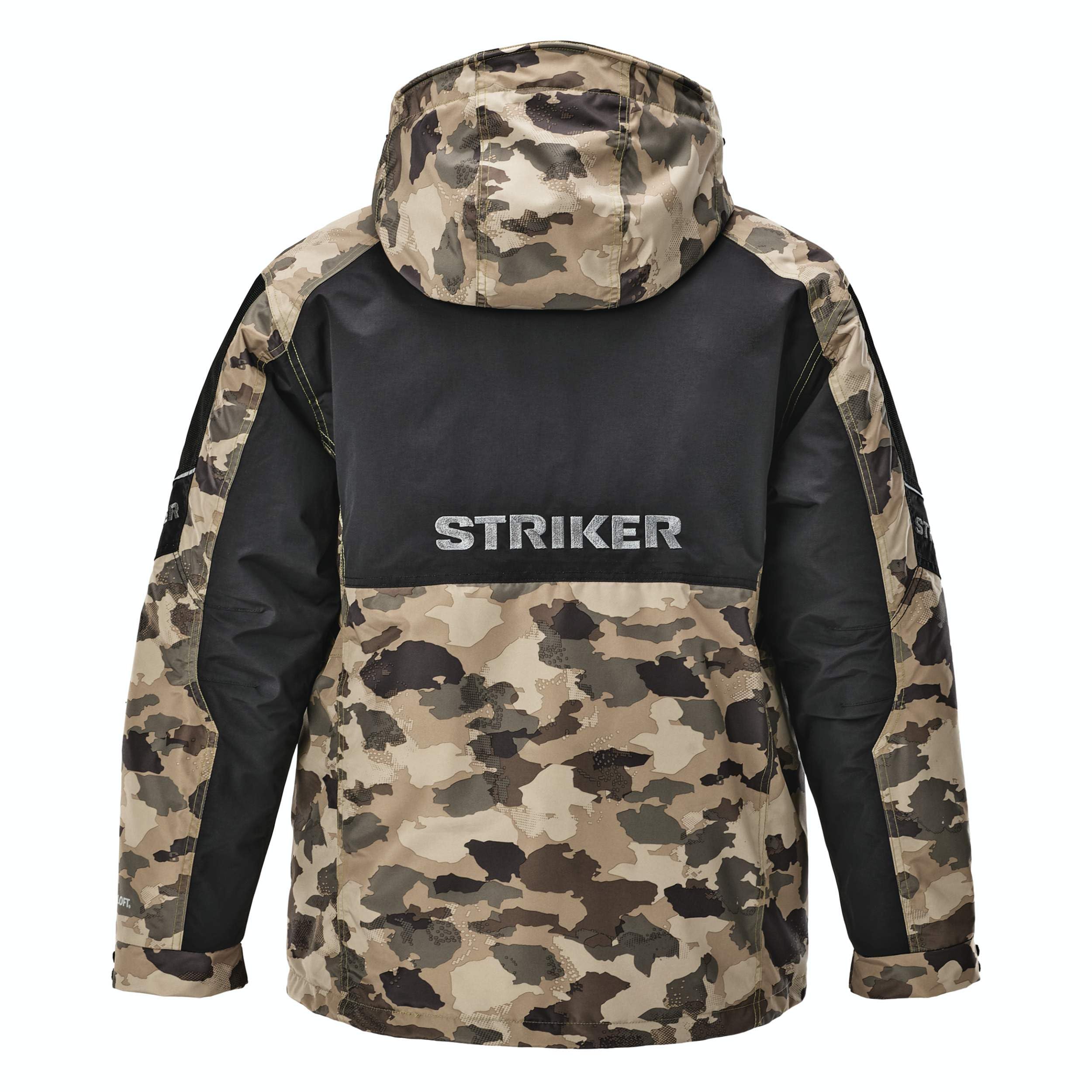 Striker Men's Climate 3-in-1 Insulated Waterproof Ice Fishing Jacket with Sureflote Flotation Technology - Warm Winter Coat for Ice Fishing, Hunting & Outdoor Activities