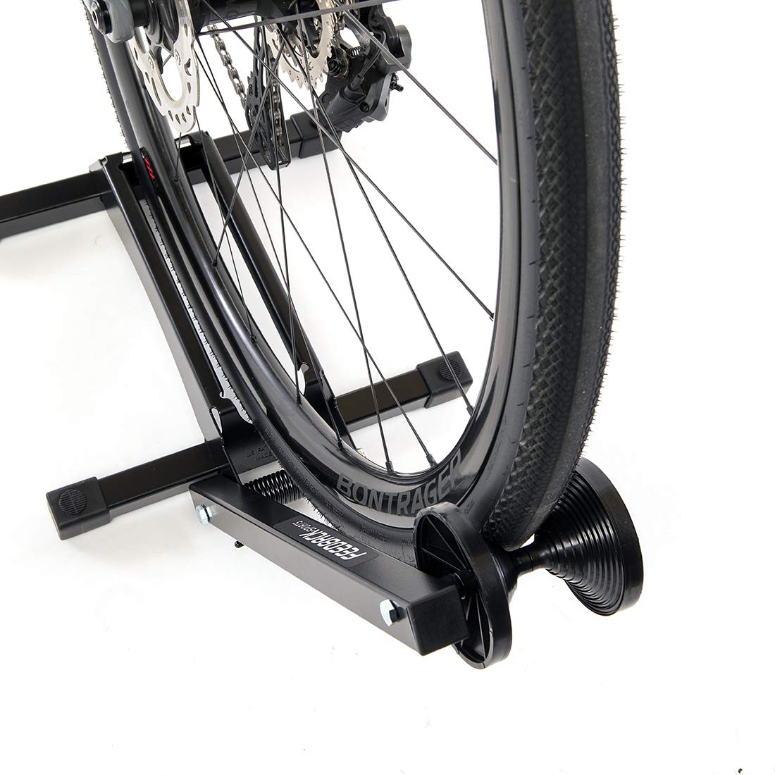 Feedback Sports RAKK Bike Storage Stand - Heavy Duty Wall Mounted Bicycle Rack for Garage, Shed or Home Organization (Black) - Perfect for Space Saving Bike Storage in Small Apartments & Cycling Enthusiasts