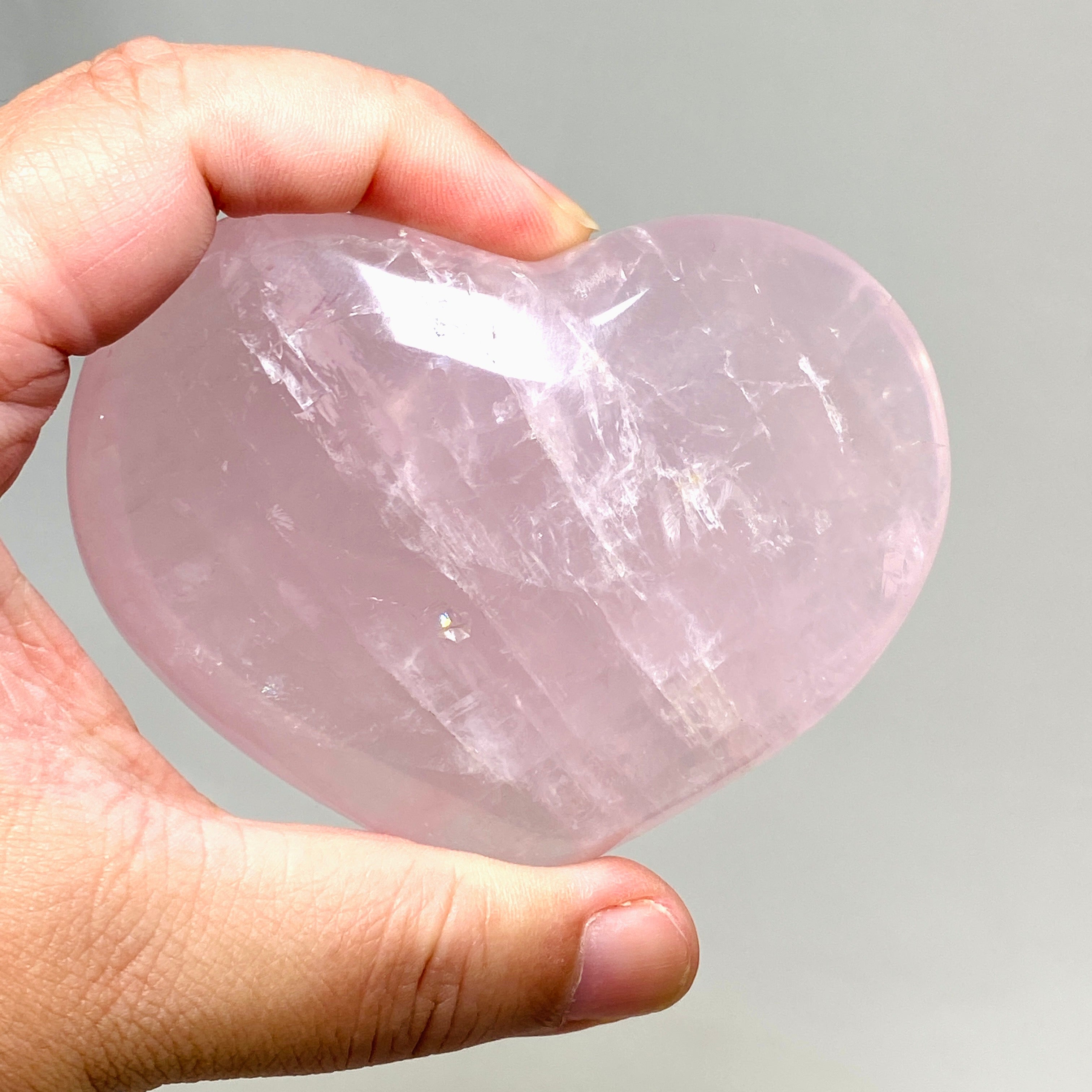 Rose Quartz Heart Necklace - Natural Gemstone Jewelry for Love & Healing | Perfect Gift for Valentine's Day, Anniversary & Self-Care