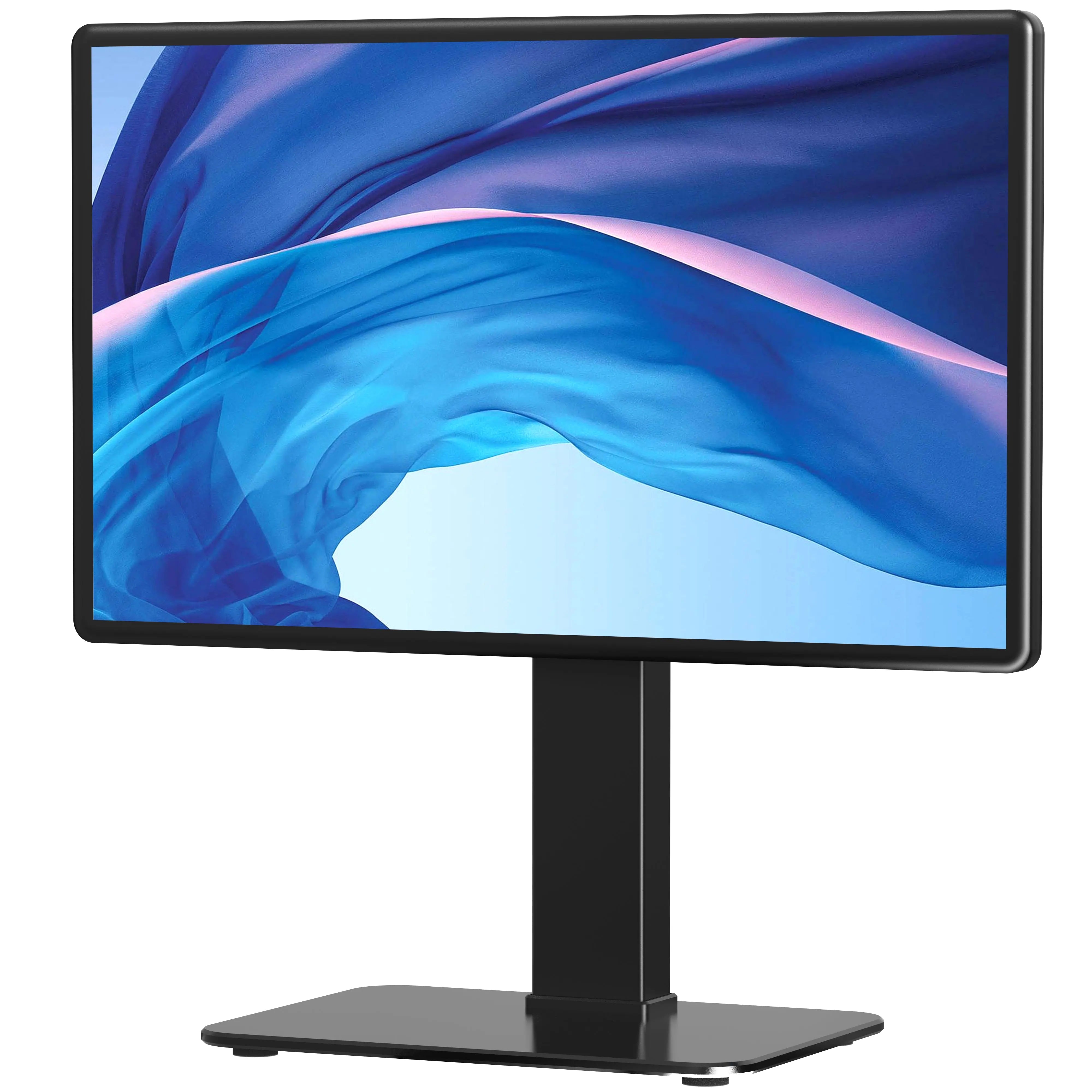 Rotating Swivel Tabletop Stand with Tempered Glass Base - Holds Displays up to 43 Inches - Perfect for Retail Stores, Trade Shows & Home Decor Displays