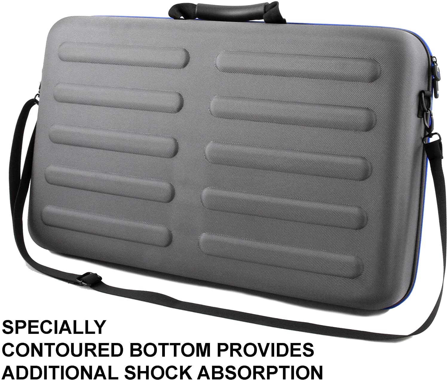 CASEMATIX Protective Case for Huion Kamvas 20/22 Plus Drawing Tablets - Durable Storage Cover for 20-22 Inch Graphics Pen Displays - Perfect for Artists, Designers & Digital Creators On-The-Go