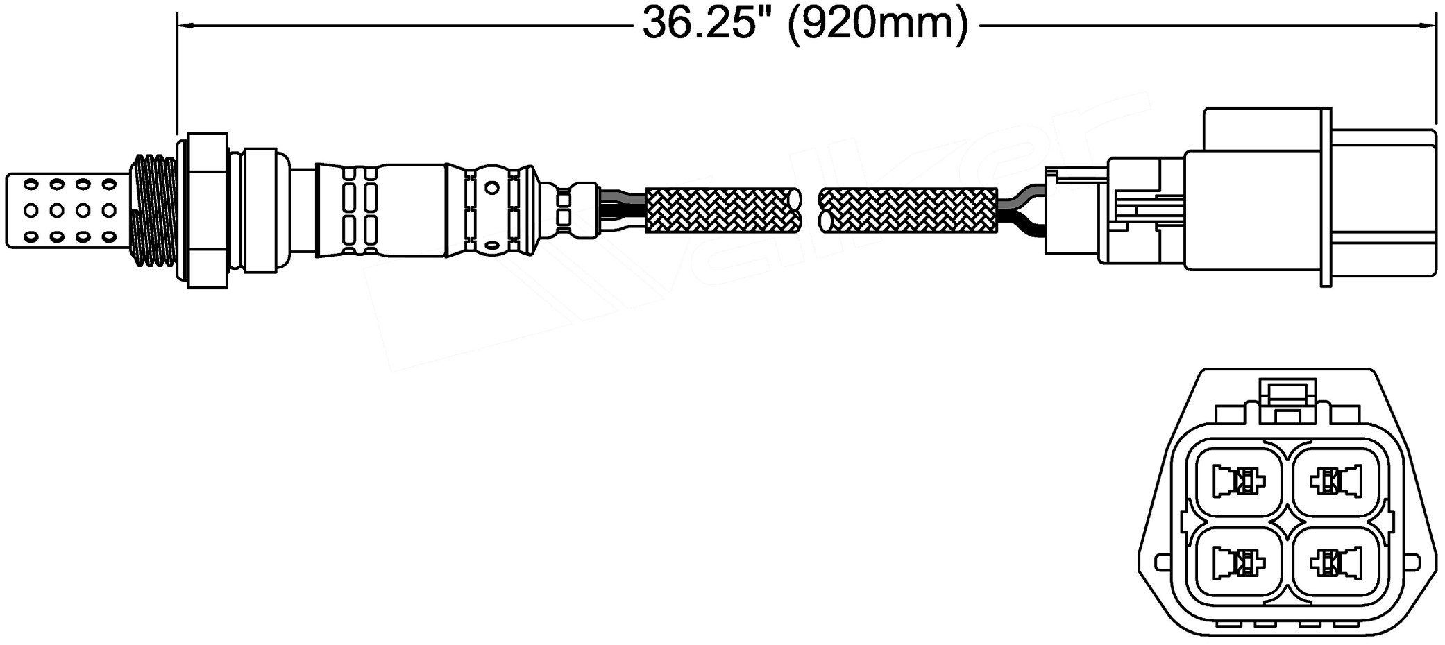 ACDelco Gold 213-2905 Heated Oxygen Sensor - Compatible with Select GM Vehicles - Improves Fuel Efficiency & Engine Performance - Perfect for Emissions Testing & Engine Diagnostics