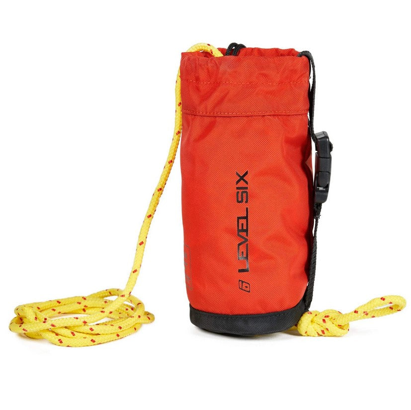 Level Six Compact Throw Bag - Lightweight Rescue Rope Bag for Kayaking, Canoeing & Water Sports - Emergency Safety Gear for Outdoor Adventures