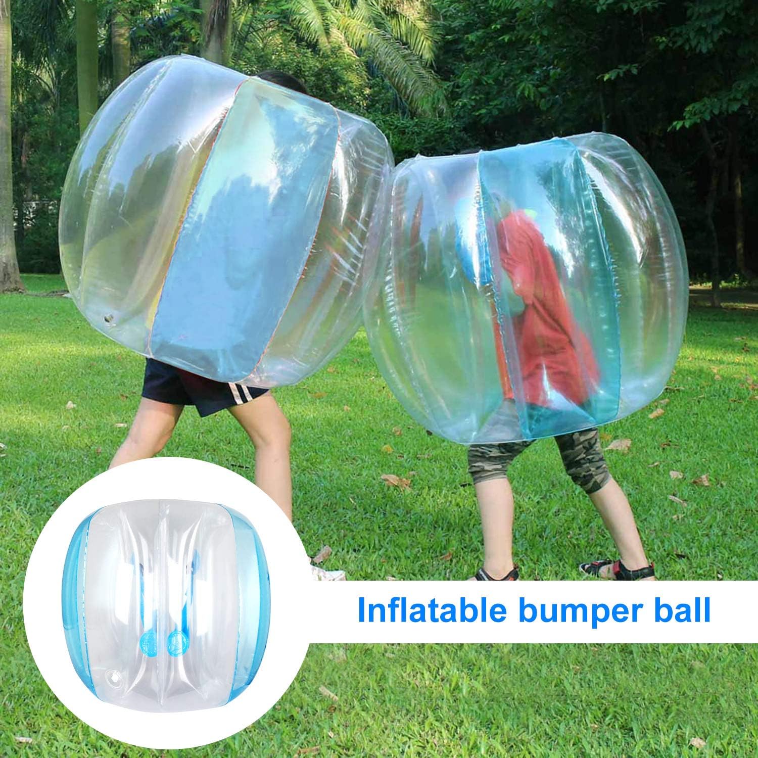 Inflatable Bumper Balls for Adults - Bubble Soccer Balls, Sumo Football & Zorb Human Hamster Ball for Outdoor Team Games, Backyard Parties & Sports Events