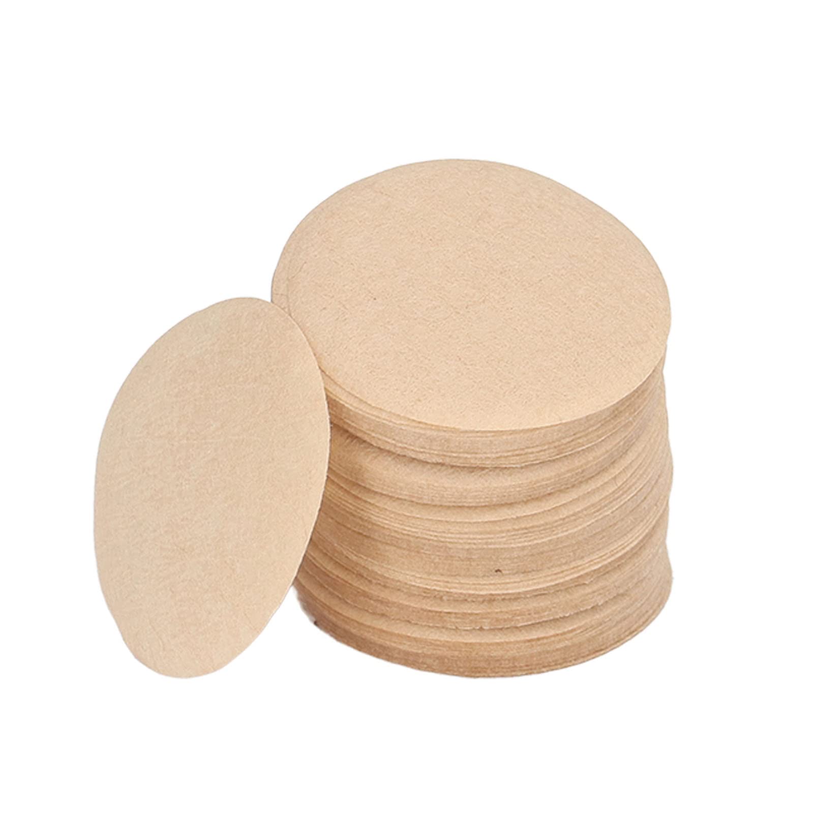 Premium 100-Pack Disposable Round Coffee Filter Papers - Compatible with Most Coffee Makers, Ideal for Home, Office, Restaurant & Coffee Shop Use - Eco-Friendly Paper Filters for Daily Brewing