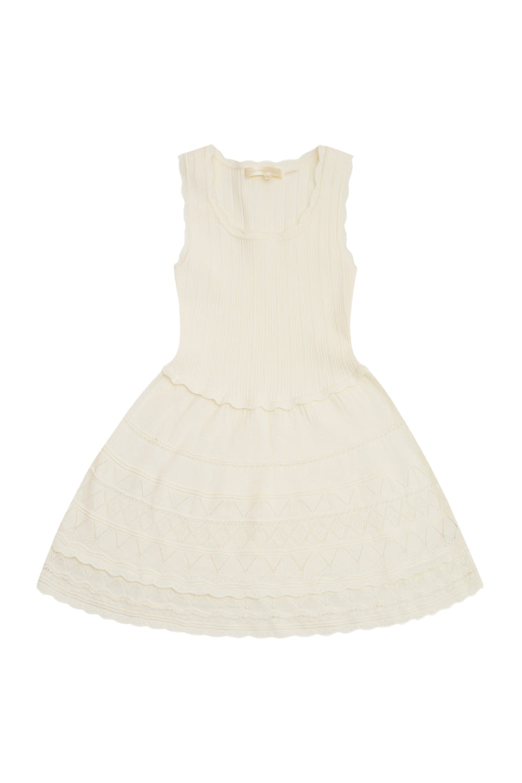 Ronellia Knit Mini Dress for Girls - Cute & Comfortable Casual Wear for Parties, Playdates & Everyday Outfits