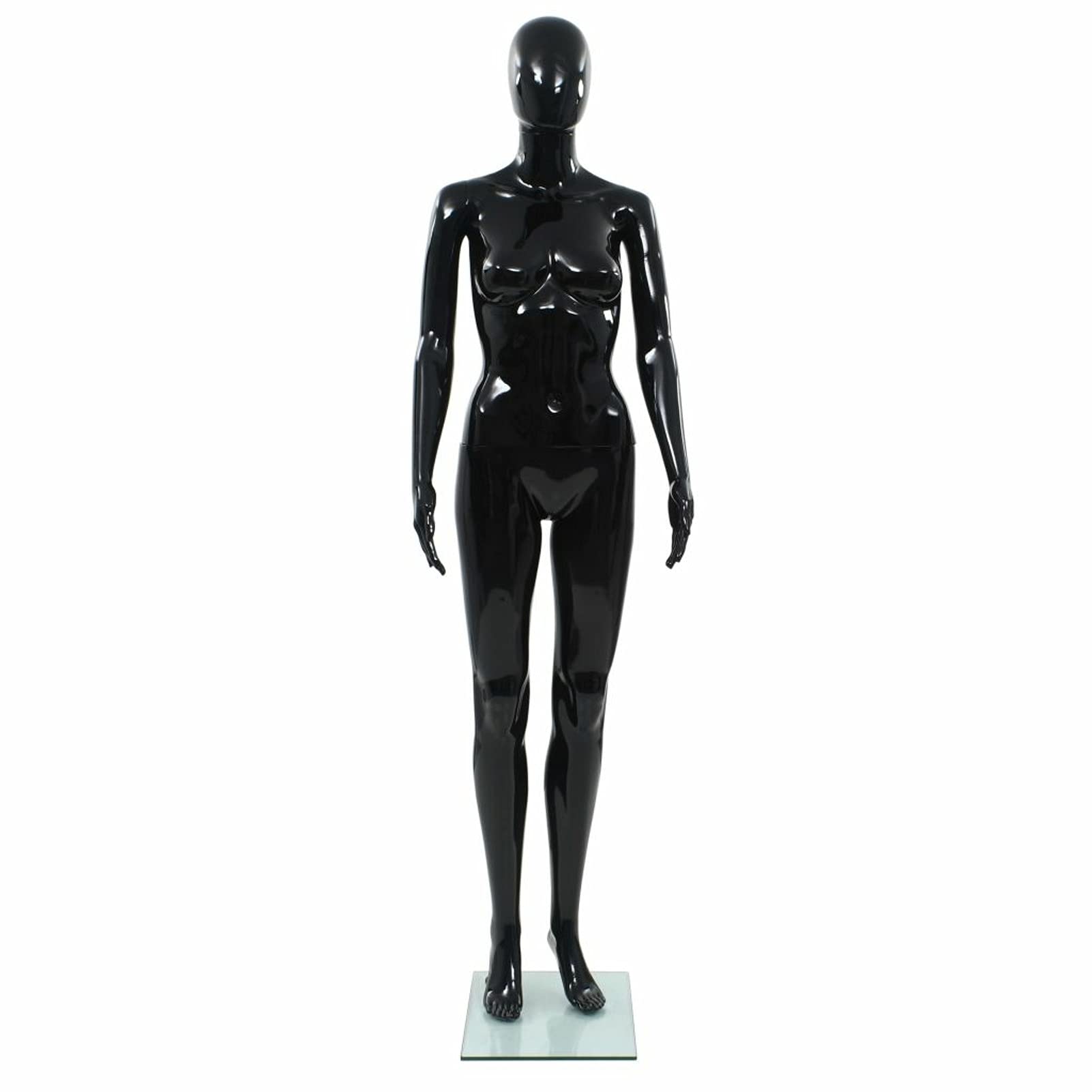 Full Body Female Mannequin with Glass Base - 68.9
