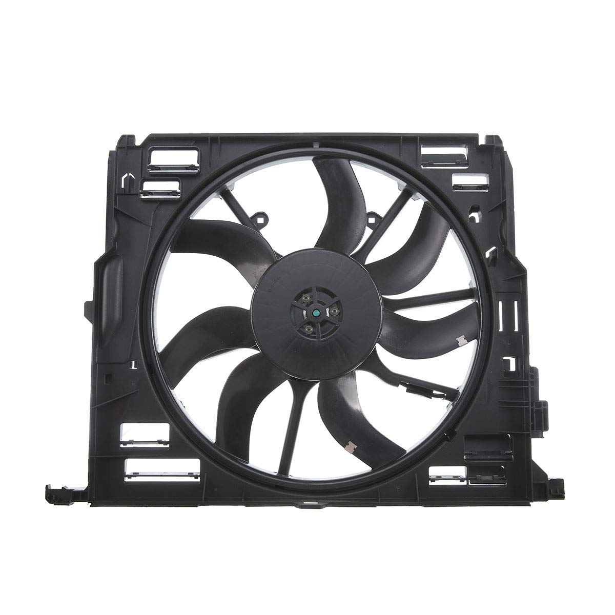 Premium Engine Radiator Cooling Fan Assembly for BMW F10 F11 F12 F06 F01 F02 Models - Compatible with 528i 530i 535i 535i xDrive 640i 740i & More - High Performance Cooling Solution for Hot Weather & Heavy Traffic Driving