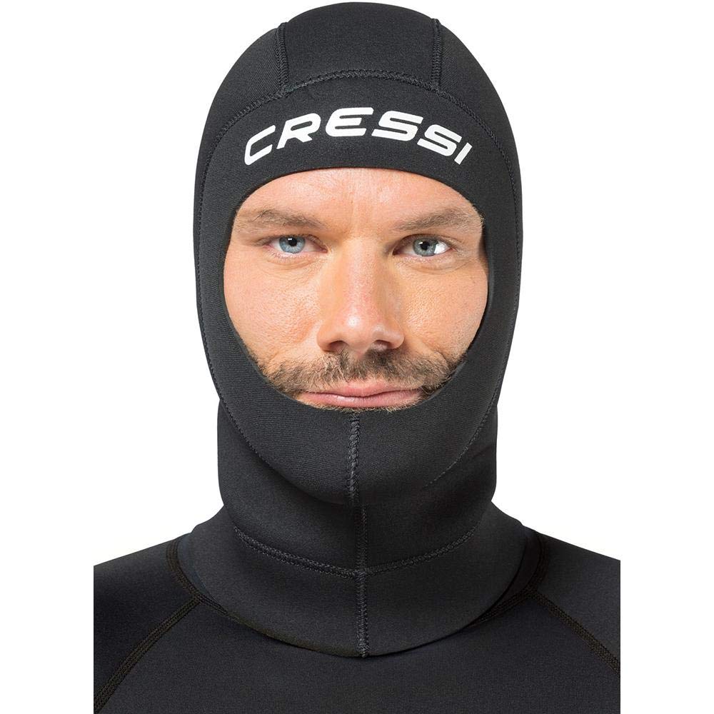 Cressi Adult Unisex 2mm Neoprene Diving Hood for Scuba Diving, Snorkeling & Surfing | Thermal Protection & Comfort | Made in Italy | Perfect for Cold Water Sports & Marine Activities