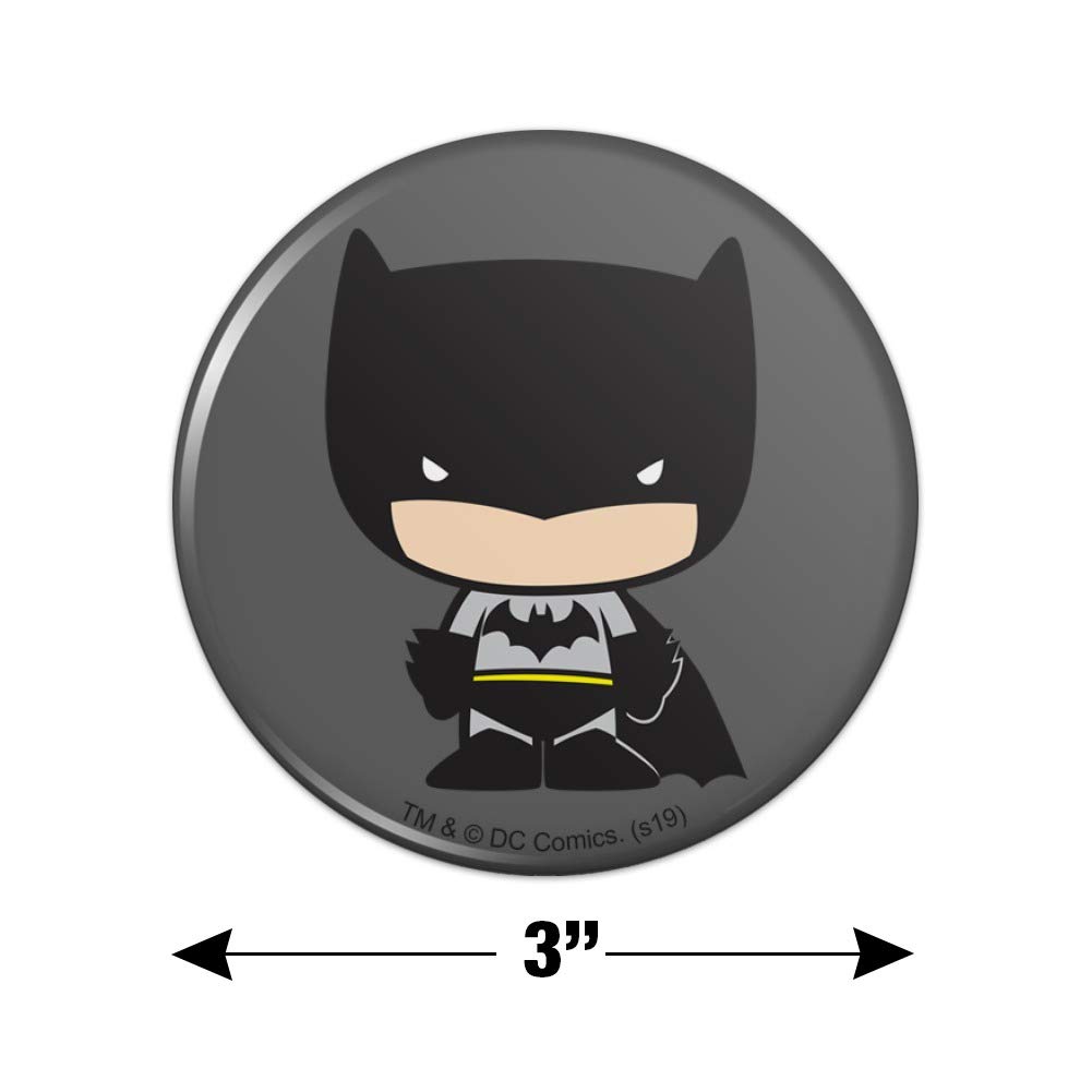 Batman Chibi Character Fridge Magnets - Cute Superhero Refrigerator Magnets for Kitchen, Locker & Office - Perfect for Home Decor, Gifts & Collectibles