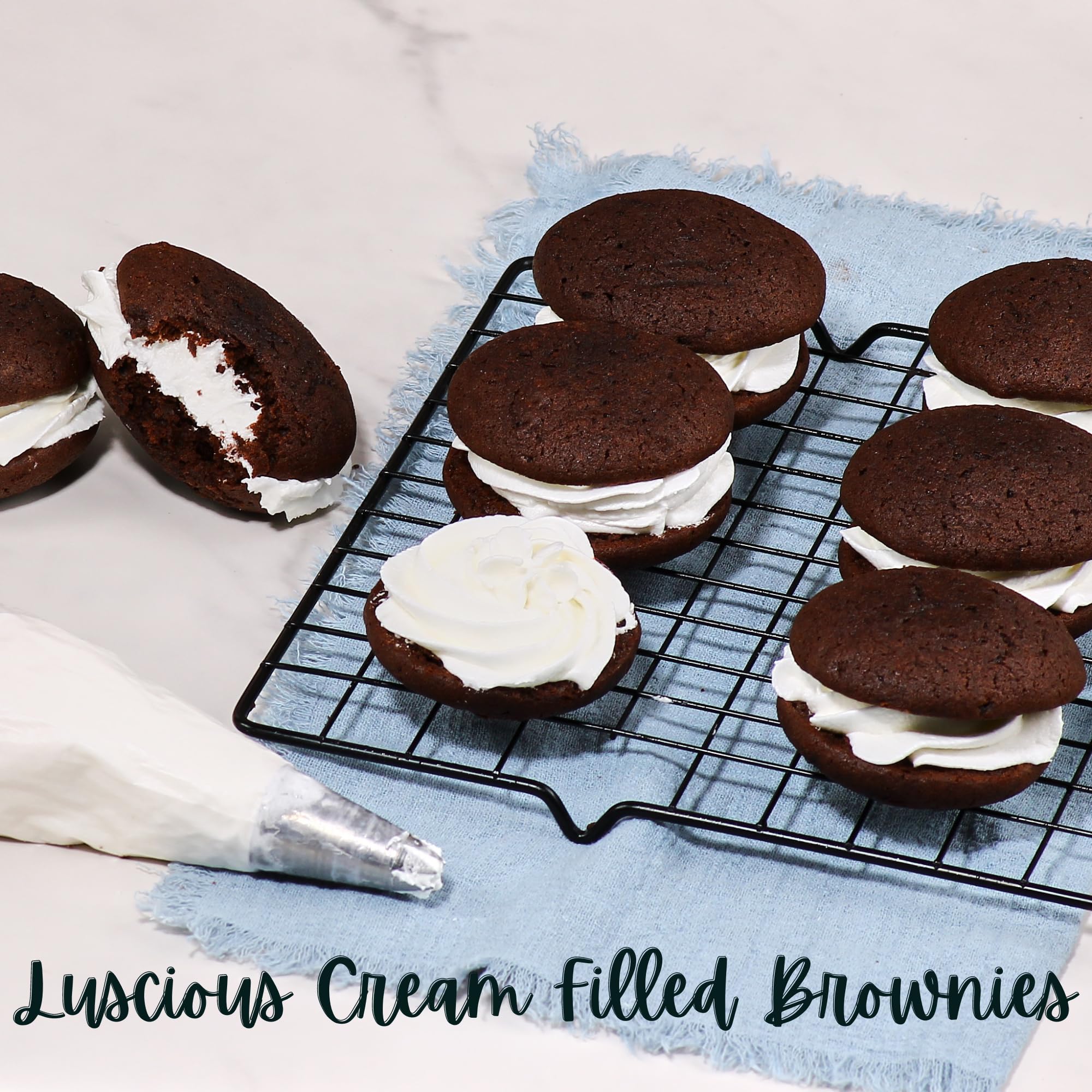 Gourmet Whoopie Pie Gift Box - 9 Individually Wrapped, Kosher & Nut Free - Perfect for Easter & Birthday Gifts
