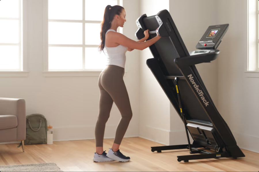 NordicTrack EXP 7i Treadmill - Premium Folding Incline Treadmill with Smart HD Touchscreen for Home Gym & Cardio Workouts - Perfect for Running, Walking & HIIT Training