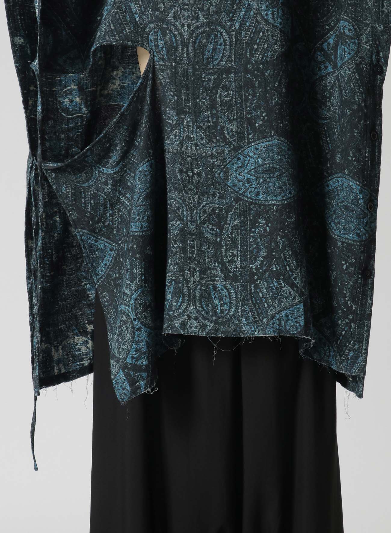 Stylish Cotton Gauze Blouse with Indian Jacquard Print - Perfect for Boho Chic, Casual Outfits & Summer Fashion