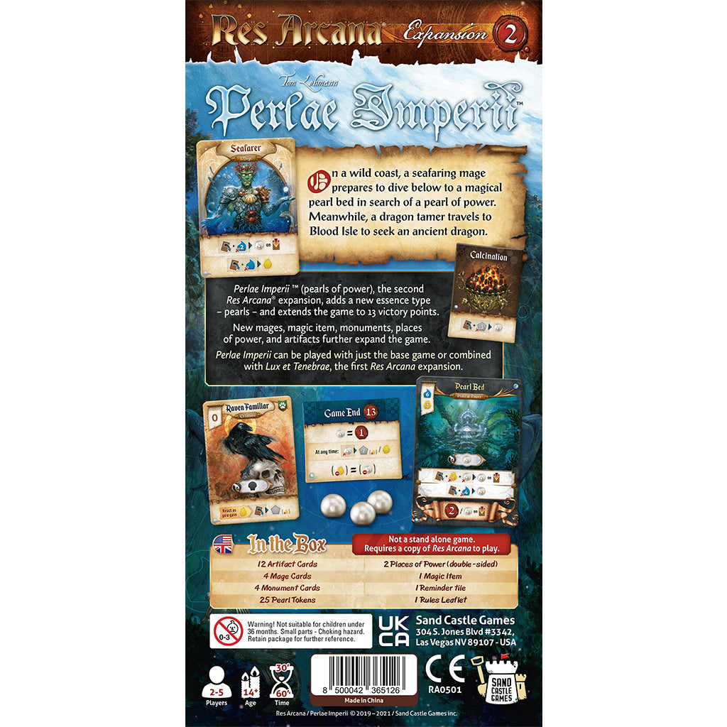 Res Arcana: Perlae Imperii - Strategic Fantasy Card Game for 2-4 Players | Perfect for Game Nights & Family Gatherings