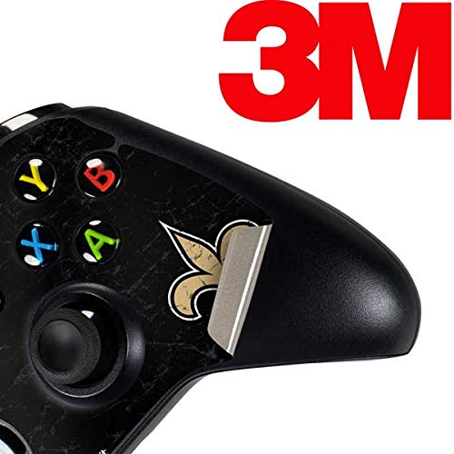 Officially Licensed NFL New Orleans Saints Distressed Design Gaming Skin Decal for Xbox One Controller - Perfect for Gamers & Football Fans