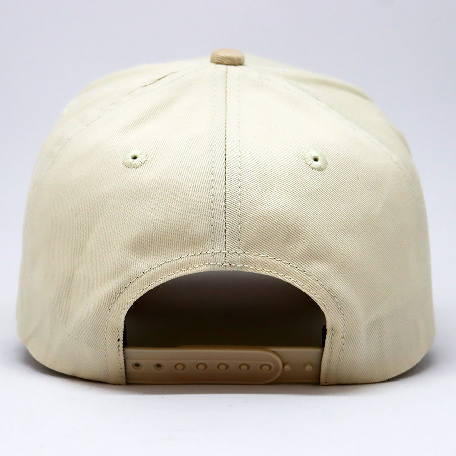 Stylish Beige Snapback Hat for Men & Women - Trendy Adjustable Baseball Cap for Outdoor Sports & Casual Wear