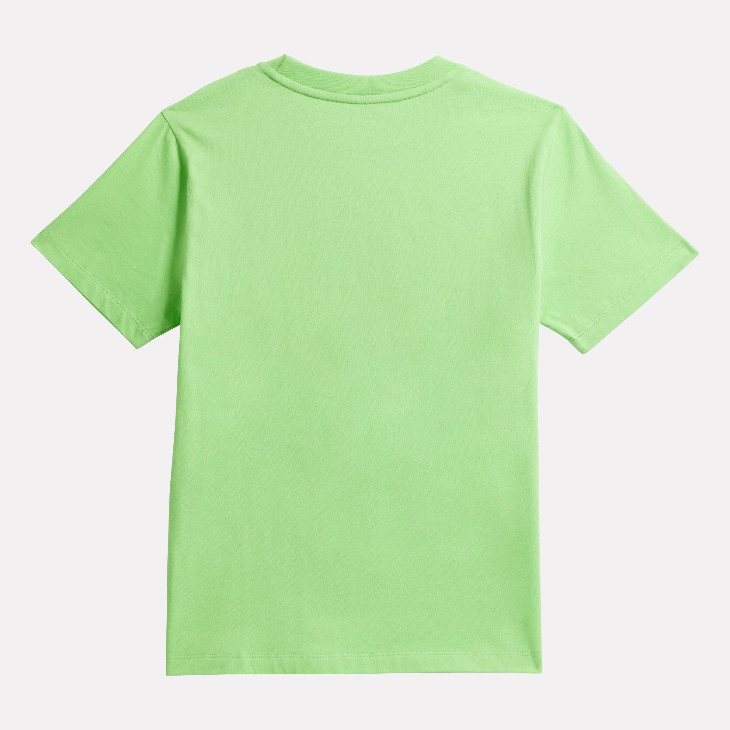 Reebok Kids' Big Logo T-Shirt - Comfortable & Stylish Cotton Tee for Boys & Girls - Perfect for School, Sports & Casual Wear