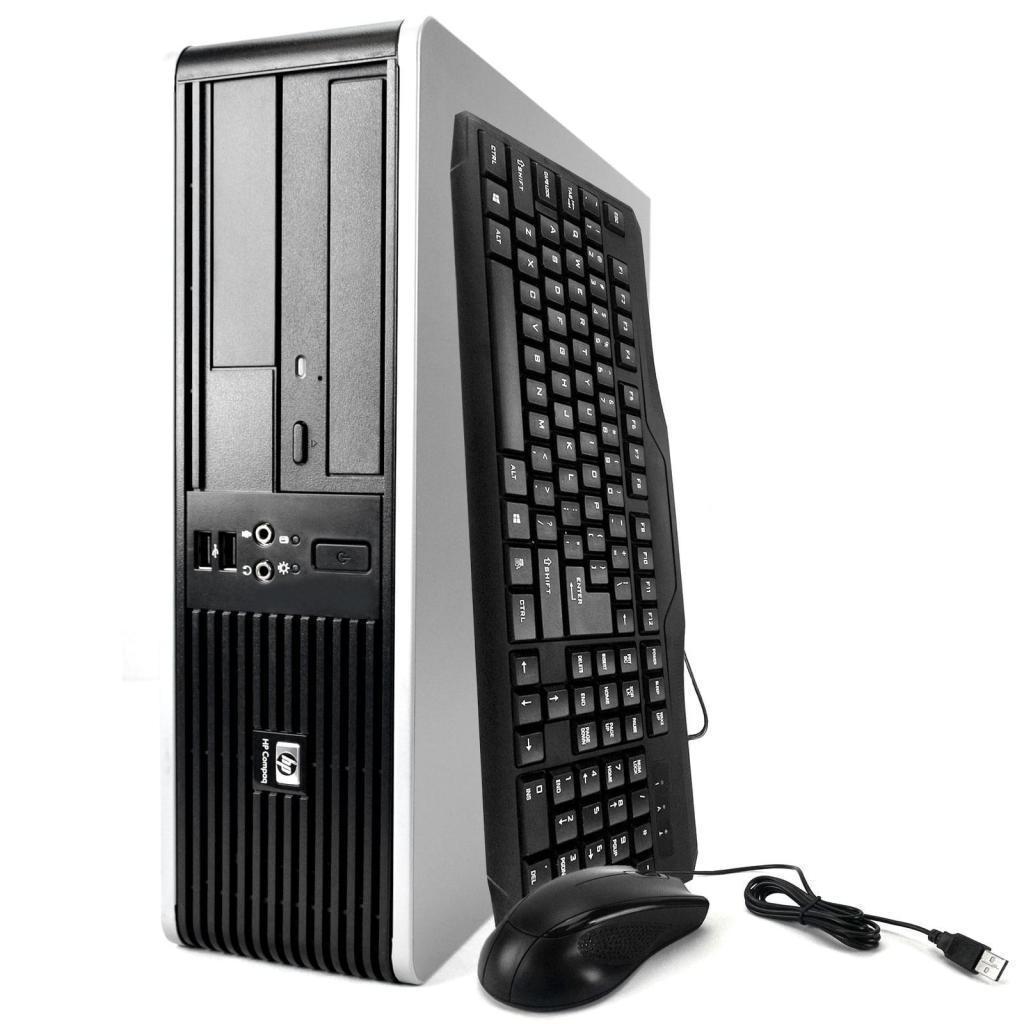 HP Compaq Business Desktop Computer - Intel Core 2 Duo 3.0GHz, 8GB RAM, 500GB HDD, Windows 10 Pro 64-bit, 19