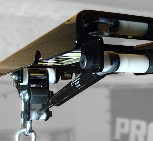 Heavy Duty Gas Spring Ceiling Mount for 130 lb Punching Bags (CM-130) - Anti-Noise & Vibration, Easy DIY Installation on Joists, Drywall, Concrete & Unistrut - Quiet Gym Equipment for Home Workouts & Boxing Training