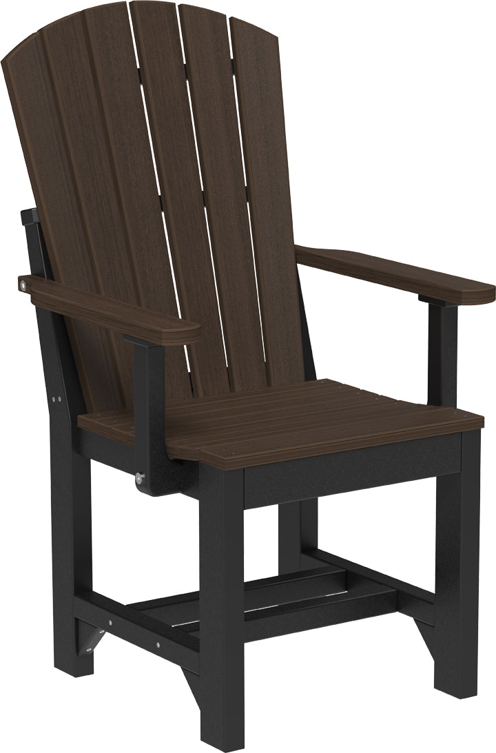 Premium Adirondack Arm Chair - Outdoor Dining Height, Weather-Resistant & Comfortable - Perfect for Patio, Deck, Garden, and Backyard Relaxation