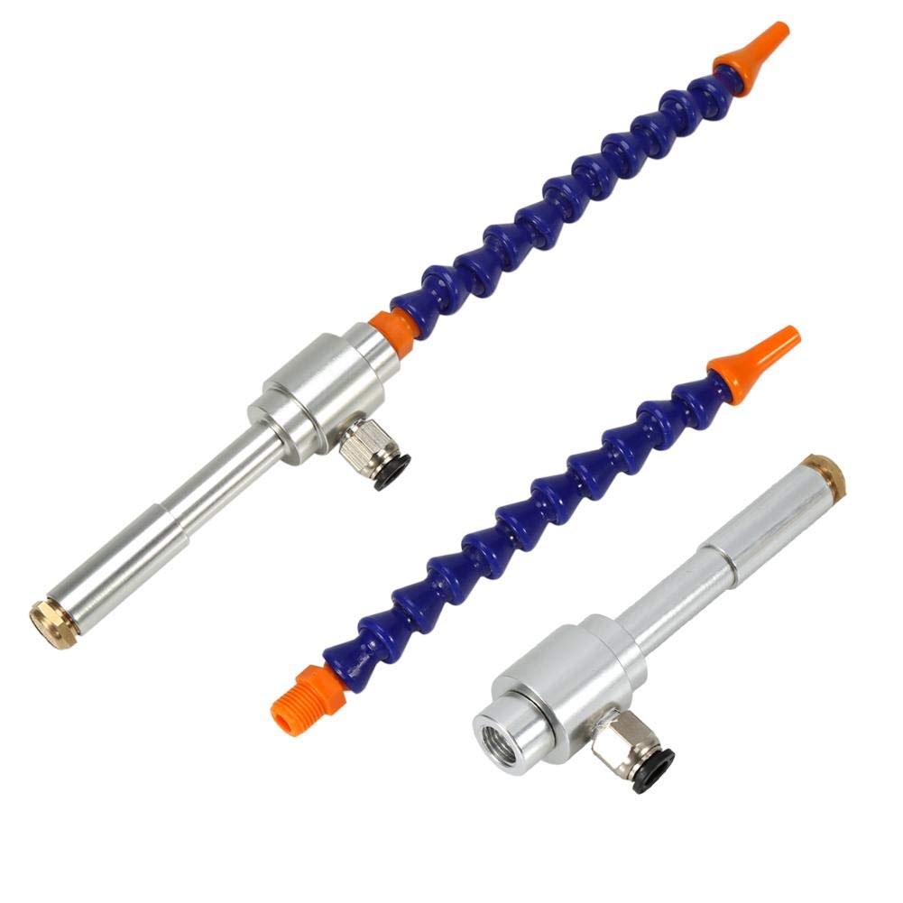 Aluminum Alloy Mini Vortex Cold Air Gun with Flexible Tube - Portable Cooling Tool for Electronics, 3D Printing, and Mechanical Processing